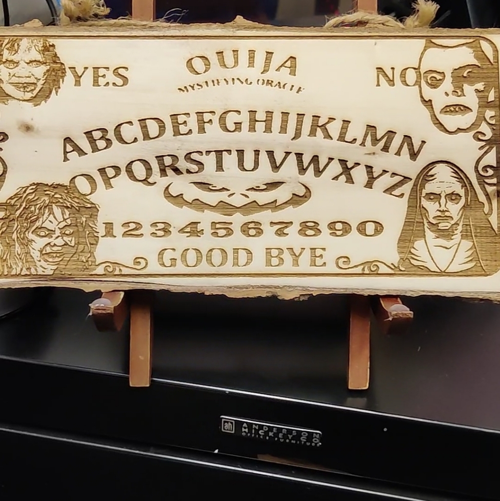 The Exorcist wall hanging ouija board